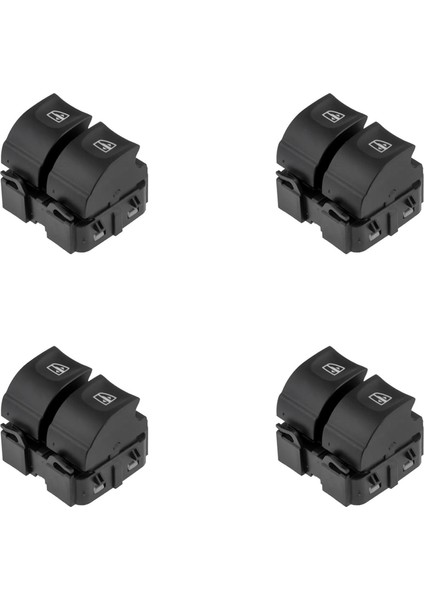 4x 254118032R 10132089 Dacia Duster Sandero Için Güç Elektrikli Pencere Anahtarı Düğmesi (Yurt Dışından)