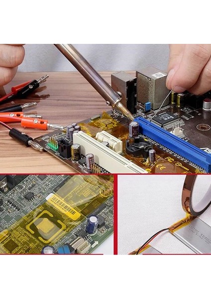 Kapton Bant 30MM x 30 Metre Yüksek Düşük Sıcaklık -73C 260C Termal Isıya Dayanıklı Güçlü Yalıtım