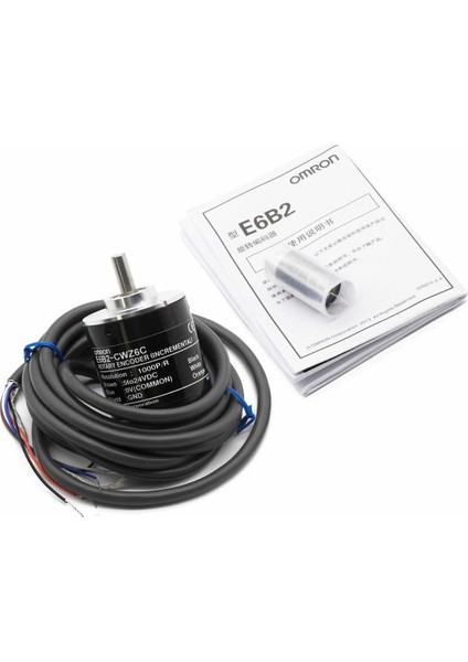 Omron E6B2-CWZ6C 1000 Pals Optik Rotary Enkoder Dc 5V/24V Döner Encoder A B Z 3 Fazlı Motor fırsatları