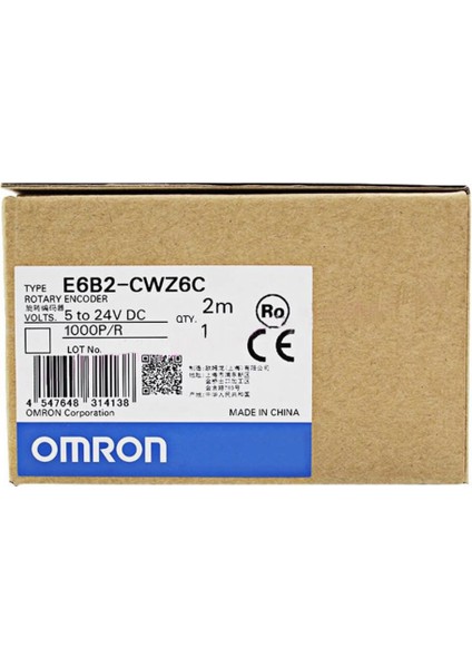 Omron E6B2-CWZ6C 1000 Pals Optik Rotary Enkoder Dc 5V/24V Döner Encoder A B Z 3 Fazlı Motor