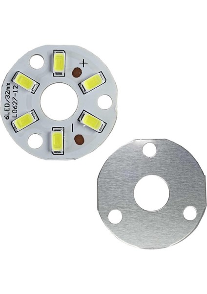 5730 12V 3W 32MM Beyaz LED Modül Aluminyum Pcb 6 LED Lamba Aydınlatma Işık modelleri