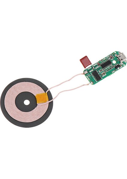 Kablosuz Şarj Modülü 10W 2A Mobil Akıllı Telefon Oyuncak Pil Şarj Transmiter Micro USB