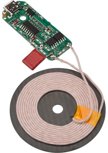 Kablosuz Şarj Modülü 10W 2A Mobil Akıllı Telefon Oyuncak Pil Şarj Transmiter Micro USB