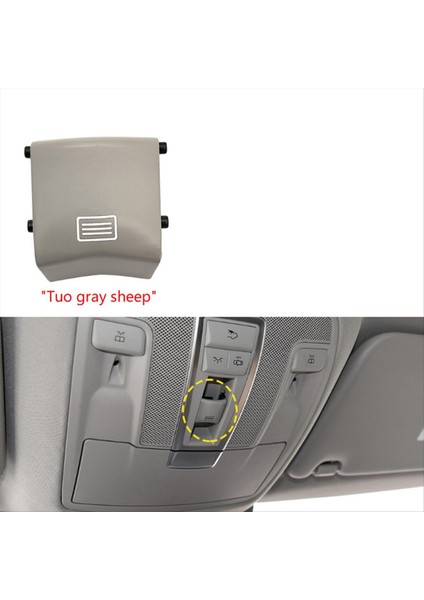 Araba Sunroof Pencere Anahtarı Düğmesi Kapak Mercedes-Benz ml Gl Gle Için Kapalı Tavan Işık Anahtarı G W166 W292 W463 Gri (Yurt Dışından) fırsatları