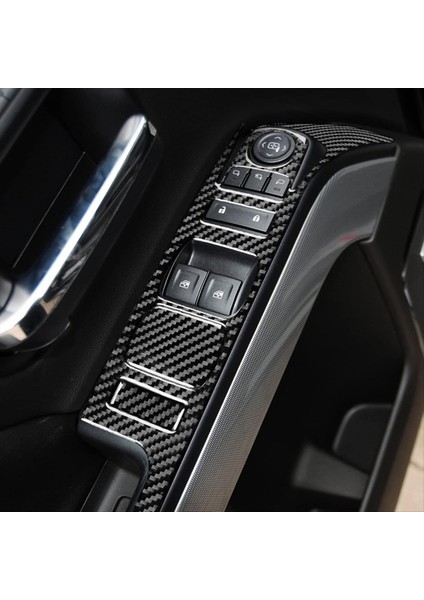 Chevy Için Karbon Fiber Silverado Gmc Sırrra 1500 14-18 Lhd Pencere Asansör Anahtarı Panel Kapak Trim Iç Aksesuarlar B (Yurt Dışından) fırsatları