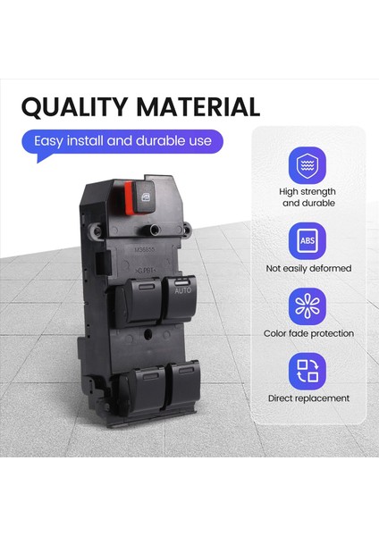 Honda City 2009-2014 Için Power Master Pencere Kaldırma Kontrol Anahtarı Ön Sağ Sürücü Tarafı Rhd 35750-TM0-F01 (Yurt Dışından) indirimleri