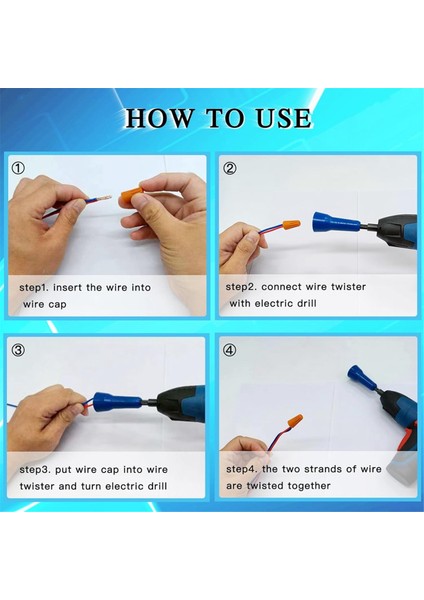 1 Adet Tel Bükülme Spinner, Spin Bükülme Tel Konektör Soketi, 1/4 Inçlik Kablo Kapakları ile Tel Konektör Sürücüsü ile Tel Konektör Sürücüsü (Yurt Dışından) fırsatları