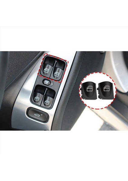 20X Pencere Anahtarı Düğmesi Kapakları Mercedes Benz W203 W208 Sol+Sağ Pencere Anahtarı Onarım Düğmesi Kapakları (Yurt Dışından) indirimleri