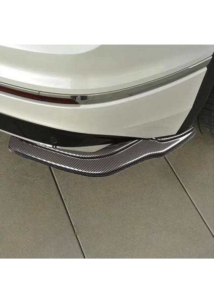 Araç Harici Trim Arka Tampon Spoiler Vw Tiguan R-Line 2017-2019 Arka Tampon Dudak Yan Bölücüler Fleps (Yurt Dışından) fiyatları
