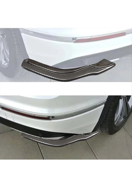 Araç Harici Trim Arka Tampon Spoiler Vw Tiguan R-Line 2017-2019 Arka Tampon Dudak Yan Bölücüler Fleps (Yurt Dışından) fırsatları