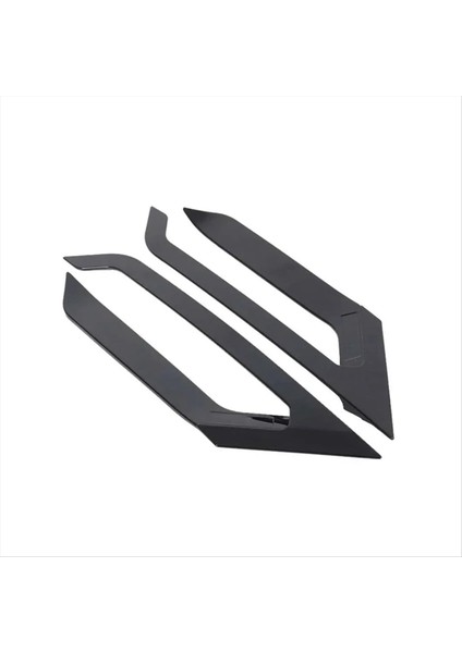 Araba Tarafı Çamurlu Sticker Shark Gill Hava Akış Kanadı Havalandırma Trim Bmw X6 G06 2020-2024 Aksesuarlar Siyah (Yurt Dışından)