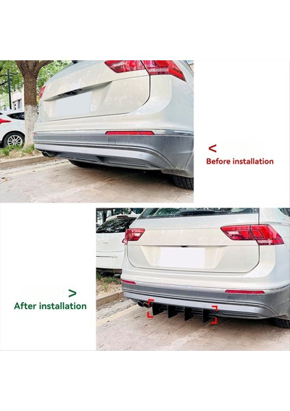Vw Tiguan Mk2 5 2021-2023 Için Araba Arka Tampon Spoyleri (Yurt Dışından) modelleri