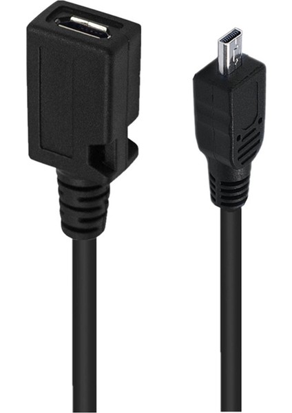 0.3m Mini 5p Tip C Dişi-8 Pimli Mini B Erkek Şarj Kablo Adaptör Dönüştürücü Kordon Kamera Kablosu C (Yurt Dışından)
