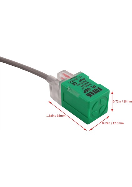 4x PL-05N/P Dc 10-30V Npn No 5mm Kare Endüktif Yakınlık Sensör Anahtarı 3 Tel P Vidalı (Yurt Dışından) fiyatları