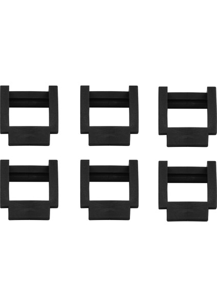 6pcs Pcie Yükseltici Klip Kilit Madenciliği Pcie Yükseltici 1x Tutucu Dikey Montaj Dolabı Pci-E X1 Tutucu Madenci Madenciliği Siyahı (Yurt Dışından)