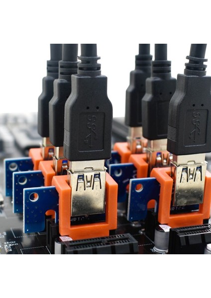 6pcs Pcie Yükseltici Klip Kilit Madenciliği Pcie Yükseltici 1x Tutucu Dikey Montaj Dolabı Pci-E X1 Tutucu Madenci Madenciliği Siyahı (Yurt Dışından) indirimleri
