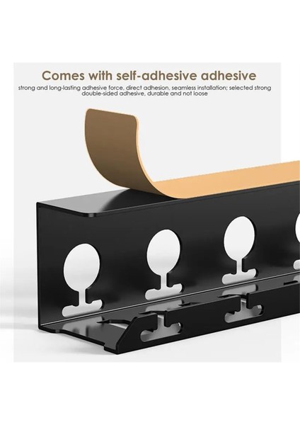 Masa Kablosu Yönetimi Metal Kablo Tepsisi Masanın Altında Kelepçe Güç Şerit Kablosu Tutucu Delme Yok Sağlam Geniş M (Yurt Dışından) fiyatları