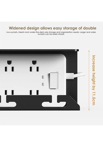 Masa Kablosu Yönetimi Metal Kablo Tepsisi Masanın Altında Kelepçe Güç Şerit Kablosu Tutucu Delme Yok Sağlam Geniş M (Yurt Dışından) indirimleri