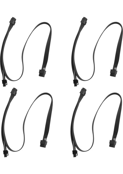 4x Pcıe 8 Pin Erkek-Çift Pcıe 2x 8 Pin (6+2) Sezonik Güç Kaynağı Için Erkek Güç Adaptör Kablosu 25 Inç+9 Inç (Yurt Dışından)