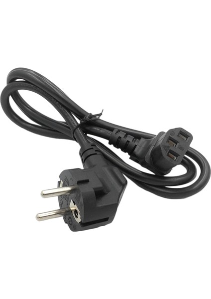 Eu Pdu Ac Güç Kablosu, Avrupa 3pin Erkek Fişi Iec 320 C13 Up Duvar Montaj Tv Için Açılı Güç Adaptör Kablosu (Ab Fişi) (Yurt Dışından)