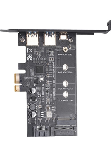 Pcı-E-Usb 3.0 Pcı Express Kartı Icler.1 USB C ve 2 USB A Bağlantı Noktaları, M.2 Nvme-Pcıe 3.0 Adaptör Kartı Braket ile (Yurt Dışından) fiyatları