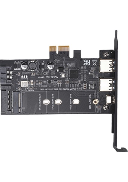 Pcı-E-Usb 3.0 Pcı Express Kartı Icler.1 USB C ve 2 USB A Bağlantı Noktaları, M.2 Nvme-Pcıe 3.0 Adaptör Kartı Braket ile (Yurt Dışından) modelleri