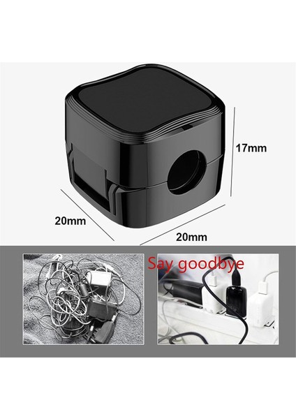 12 Adet Şarj Kablosu Manyetik Kablo Organizatörü Depolama Tutucu Kablo Yönetimi Şarj Kablosu Tutucu Kordon Organizatörü (Yurt Dışından)