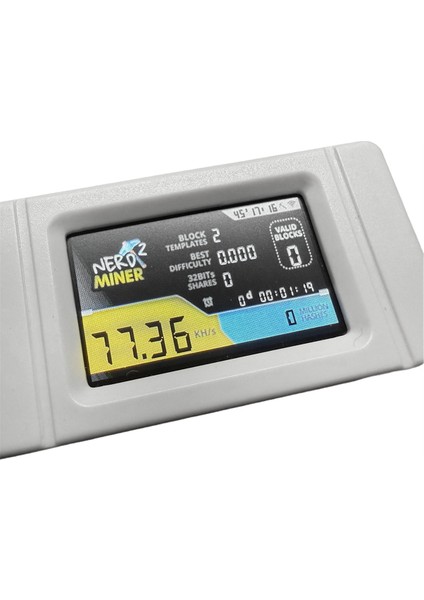 Nerdminer USB Madencisi 77KH/S Renkli Ekran Btc Solo Piyango Maden Maden Mini Bitcoin Btc Madenci Nerd Madenci (Yurt Dışından) fırsatları