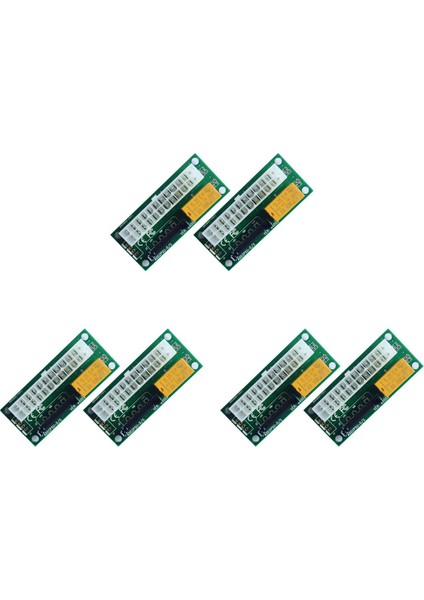 6pcs Çift Psu Adaptörü Atx 24 Pin - Sata Power Sync Marş Kartı ADD2PSU Riser Extender Adaptörü Btc Maden Madenciliği (Yurt Dışından)