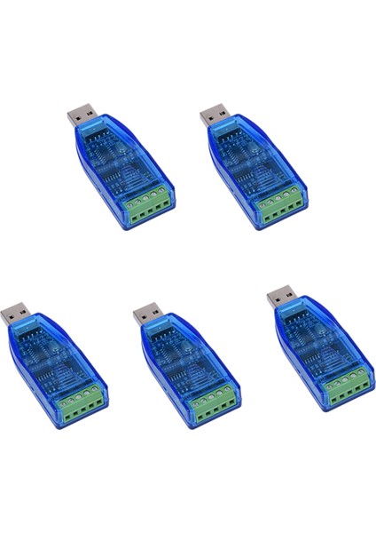 5x USB-RS485 Iletişim Modülü Çift Yönlü Yarım Dütüde Seri Hat Dönüştürücü (Yurt Dışından)