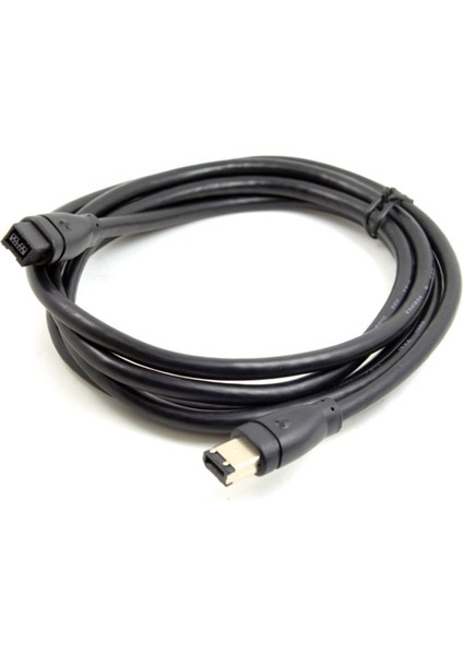 Firewire Ieee 1394B Kablo 9pin Ila 6pin 800MBPS Veri Kablosu (1.8 Metre) (Yurt Dışından)