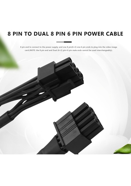 2 Pack 8 Pin - Çift 8 Pin 6 Pin Pcıe VGA Güç Kaynağı Evga Supernova G2 G3 G5 P2 T2 Gs G+ 650 750 850 1000 (Yurt Dışından) fiyatları