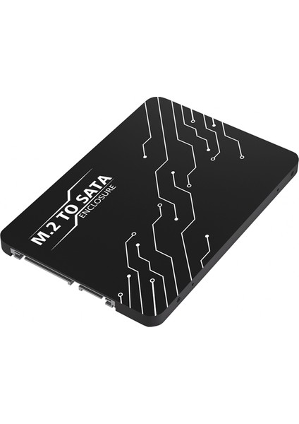 M.2 2.5 Sata Muhafazasına Adaptör, B &amp; M Key Sata Tabanlı Ngff SSD Dönüştürücü Sata 3.0 Kart Desteği 2230 2242 2260 2280 (Yurt Dışından)