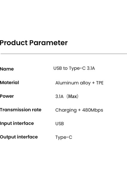 Mini 3A USB Tip-C Hızlı Şarj Veri Kablosu Taşınabilir Keychain Qc 3.0 USB Tip C Tip C USB Cihazları Için Kısa Kablo, A (Yurt Dışından) modelleri