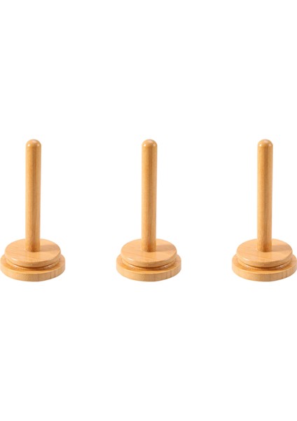 3x Ahşap Iplik Tutucu Döner Raf Dikey Depolama Doku Tutucu Tığ Örgüsü Için Yün Top Tutucu Iplik Sarıcı (Yurt Dışından)
