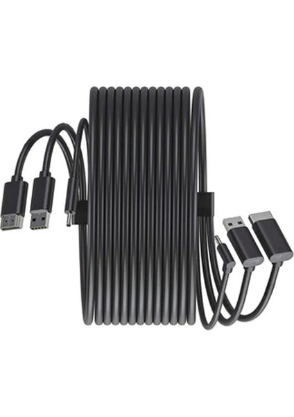 Htc Vive 3&#39;ü 1 Arada Aksesuarlar Için Değiştirme Kablosu Hdmı-Complied 5m, Usb, Power Vr Oyunları (Yurt Dışından) indirimleri