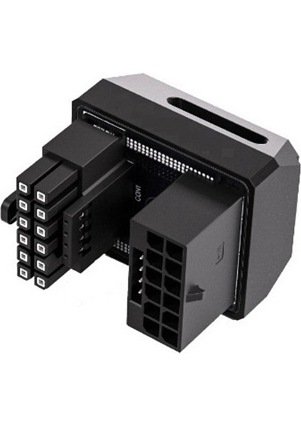 16PIN Gpu Güç Konnektörü Masaüstü Grafikler Için 180 Derece Açılı Adaptör Grafik Video Kartı Gpu Güç Direksiyon Konnektörü Rv&#39;ler (Yurt Dışından)