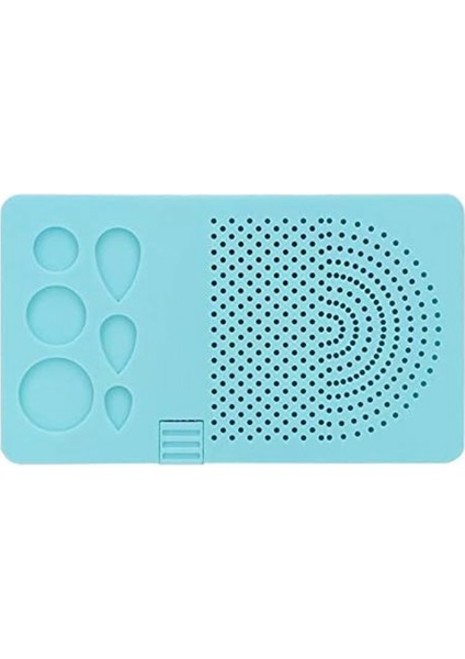 Kılavuz Quilling Tahtası Taşınabilir Quilling Düğme Tahtası Kağıt Izgara Kılavuzu Pimli Depolama Kutusu Mavi Disk (Yurt Dışından) fiyatları