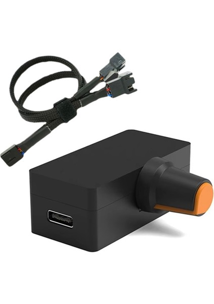 Pwm Hız Denetleyicisi 12V 4pin Şiddet Fan Valisi Pd Qc Hızlı Şarj Dıy 1 Ila 2 Adaptör Kablosu ile Su Soğutucu Soğutucu (Yurt Dışından)