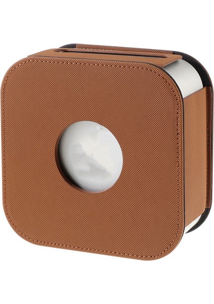 Mac Mini M4/m4 Pro 2024 Için Koruyucu Kapak Pu Deri Kılıf Anti-Çizelge Koruyucu Kılıf Kahverengi Kahverengi (Yurt Dışından)