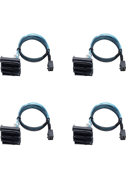 4x Mini Sas SFF-8643 Ila 4X29PIN SFF-8482 Sabit Disk Sunucu Kablosu 3.33TF/1M (Yurt Dışından)