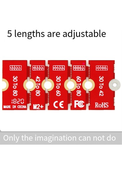 Jeyi M.2 Ngff Nvme SSD Uzatma Braket Adaptörü 2230, 2242, 2260, 2280 Boyutlar SSD Uzunluğunuzu Kolayca Genişletir (Yurt Dışından) modelleri