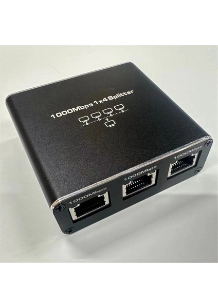 Gigabit Ethernet Splitter 1&#39;de 1 Out 1000MBPS Internet Kablosu Ayrıştırıcı 1 Ila 4 RJ45 Ağ Splitter Cat5/6/7 Için (Yurt Dışından) fırsatları