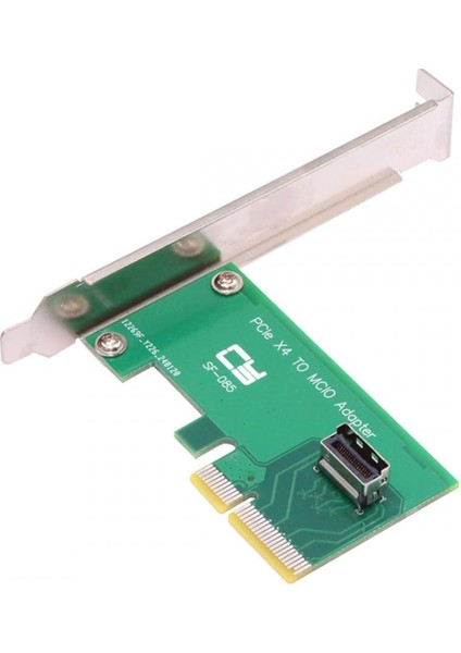 Pcı-Express Kartı 5.0 4.0 4x-Mcıo Mini Serin Kenar Io Pcıe Nvme U.2 SSD Adaptör Kartı Için Kadın Ana Bilgisayar Adaptörü (Yurt Dışından)