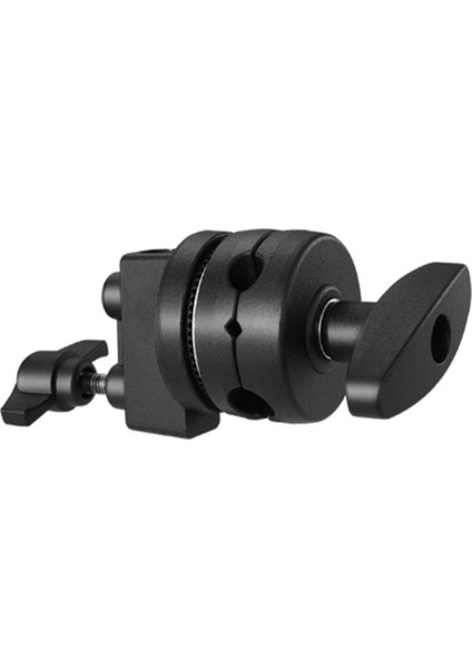 Çok Fonksiyonlu Işık Standı Montaj Adaptörü Ağır Hizmet Tipi Döner Başlık Tutucu Kavrama Kafası Stand Uzatma Bomu (Siyah) (Yurt Dışından)