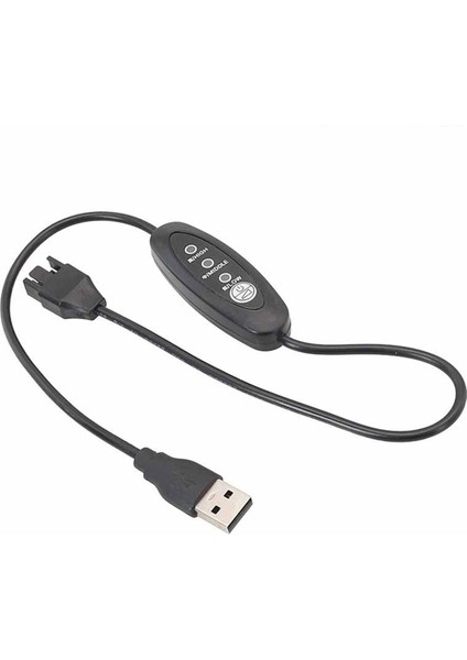 USB 5V Ila 12V Boost Fan Kablosu Ayarlanabilir USB - 4 Pin Fan Kablosu 3 Dişliler Ayarlanabilir Hızlar Usb&#39;ye 12V Şasi Fan Kablosu (Yurt Dışından)