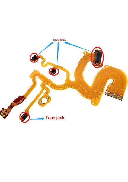 1pcs Yeni Lens Geri Ana Esnek Kablo Sony DSC-W730 DSC-W830 W730 W830 Dijital Kamera (Yurt Dışından) fiyatları