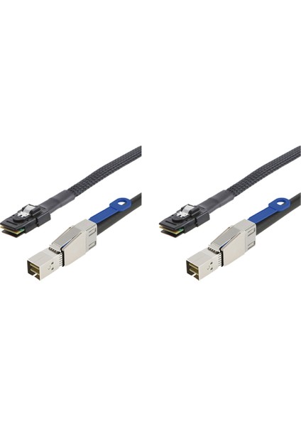 2x Mini Sas Hd-Mını Sas 36PIN Adaptör Kablosu SFF-8644-SFF-8087 Sunucu Sabit Disk Kablosu 12GBPS 3.33TF/1M (Yurt Dışından)