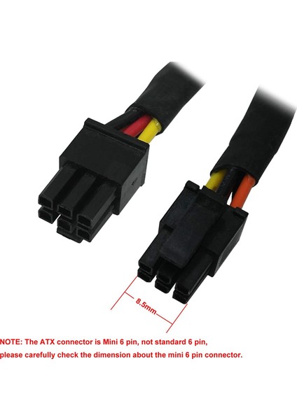 3x HDD Sata Güç Kablosu Sağ Açılı Sata 15 Pin X2 Ila Mini 6 Pin Atx Adaptörü Dell Inspiron 3653 3650 Serisi (Yurt Dışından) fırsatları