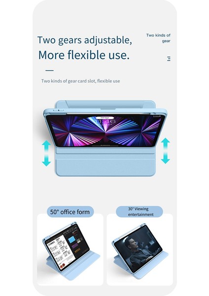 360 ° Dönen Tablet Kılıfı Ipad Için Acrililik Anti-Bend Koruyucu Kılıf 12.9 Inç (2018/2020/2021/2022) Koruyucu Kılıf (Yurt Dışından) modelleri